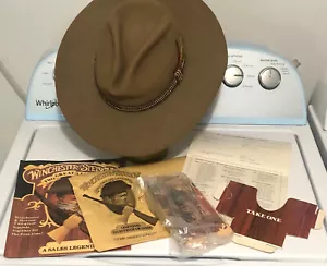 RARE Stetson Brand Winchester 3X Beaver Cowboy Hat with Advertising Kit Mens Hat - Picture 1 of 12