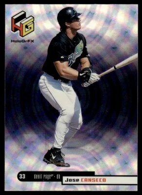 1999 Upper Deck HoloGrFX Jose Canseco Tampa Bay Devil Rays #55 - Image 1 of 2