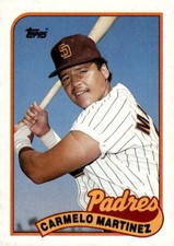 1989 Topps #449 Carmelo Martinez - San Diego Padres