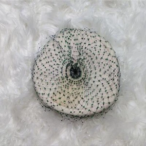 Vintage 40er I. Magnin & Co. Cloche Style Creme Fascinator Damen Netz Derby Hut - Bild 1 von 5