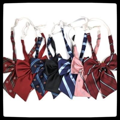 UK Women Lady Girls Butterfly office Bowtie Silk Bow Ties Formal Reception Party - Image 1 of 2