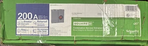 200 AMP Ring-Typ Freileitung oder Unterirdischer Hauptschalter Meter Buchse Quadrat D Neu - Bild 1 von 7