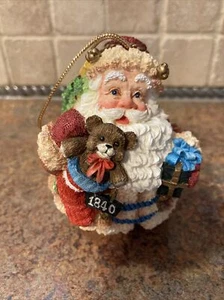Roman Santas Through the Decades Roly Poly Santa 1840 Ornament EUC NO Box - Picture 1 of 7