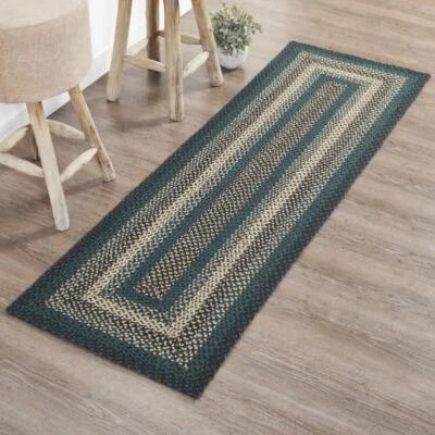 Pine Grove Area Rug Rectangle 24" x 78". INCLUDES Rug Pad. VHC Brands.  - Image 1 of 4