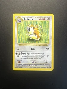 Raticate 040/102 Base Set (Shadowless) Regular - Bild 1 von 2
