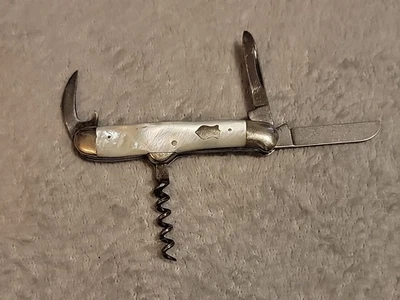 Cuchillo camarero champán madreperla vintage MOP excelente Foto 1 de 4