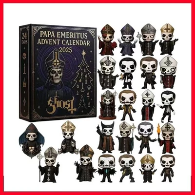 2025 Papa&Emeritus Advent Calendar 24 Days 2D Acrylic Christmas Tree Decoration - Image 1 of 4