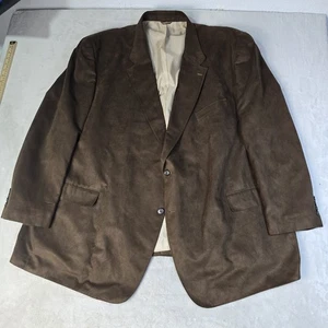 Abrigo deportivo Oak Hill 60R marrón microgamuza dos botones solapa con muescas de ventilación única - Imagen 1 de 15