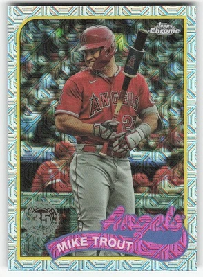 2024 Topps #T89C-17 Mike Trout BASEBALL Los Angeles Angels - Image 1 of 2