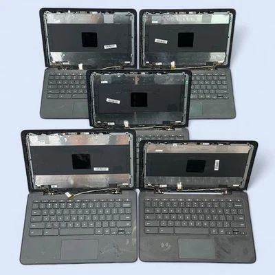 *Lote de 5* Chromebooks HP II G6 EE 11.6" con teclados (SOLO PARA PIEZAS/SIN PANTALLA) Foto 1 de 4