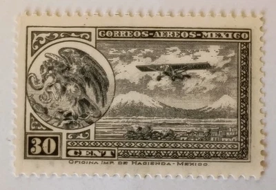 Mexico Airmail Stamp, 1929, sc#C14, Mint, NH, OG, VF/XF - Image 1 of 2