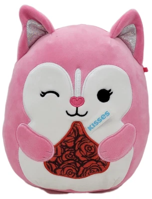 Pelúcia Squishmallows 2023 Hershey's Squad Hershey's Kisses Varity the Husky 8" - Imagem 1 de 4