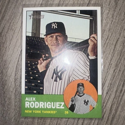 Alex Rodriguez 2012 Topps Heritage #361 New York Yankees - Image 1 of 4