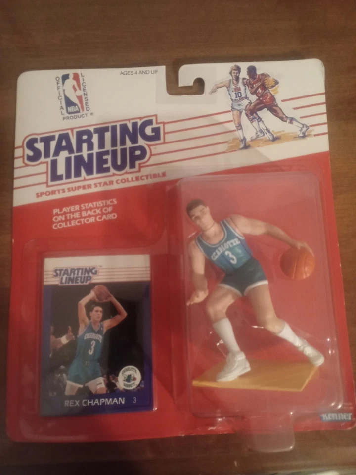 Figura 1989 alineación inicial REX CHAPMAN ROOKIE 1ª SLU Charlotte Hornets nueva en caja Foto 1 de 1