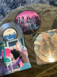Metal Rock-3 X 7” Picture Cover Disc- Collection-lot-bundle-limited - Picture 1 of 9