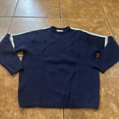 Suéter Vintage Avalancha Lasley Seattle Esquí Azul Grande Años 60 Lana De Colección Foto 1 de 4