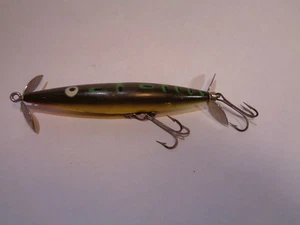 Vtg HEDDON DYING FLUTTER  Fishing Fish Lure - Picture 1 of 8