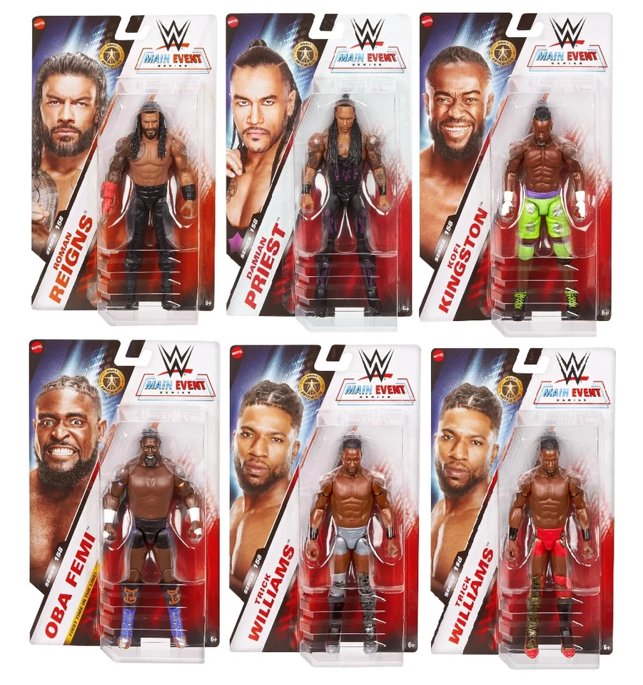 ACTION FIGURES SERIE BASIC 158 MATTEL, WWE WRESTLING PIù MOVIMENTI SIMILE ELITE - Immagine 1 di 1