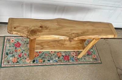 New Tables - Sofa - Entry - Coffee - Live Edge - Custom Hand Made Natural Slab - Image 1 of 4