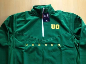 OVB A21504L University Of Oregon QTR Zip Poly Fleece Pullover w Pockets,Medium - Picture 1 of 10