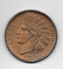 Medal - 1922 Lucky Penny (Indian Head), Souvenir of Minneapolis, (Minnesota)