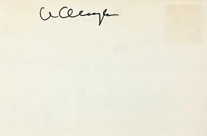 WILLIAM O. DOUGLAS Autogramm signed 4"x 6" INDEX CARD Supreme Court Justice U.S. - Bild 1 von 6