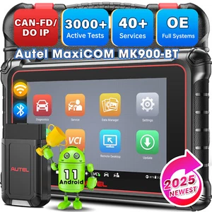 🔥 2025 Newest Autel MaxiCOM MK900BT Auto Diagnostic Scanner Tool Full System  - Picture 1 of 21