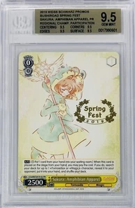 Weiss Schwarz Spring Fest 2019 Cardcaptor Sakura CCS/BSF2019-02 PR Promo BGS 9.5 - Picture 1 of 1