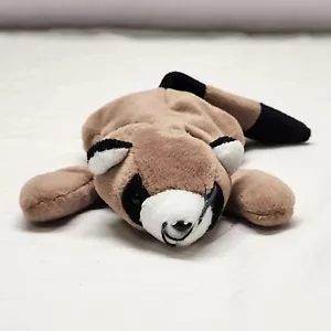Ty Beanie Babies Ringo The Raccoon 1995 Rare Vintage Retired Black Brown White - Picture 1 of 9