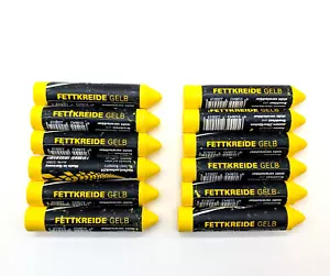 12x St. Reifenkreide Fettkreide (gelb) zur Reifenkennzeichnung Reifen Kreide - Bild 1 von 1