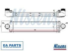 Intercooler, charger for LAND ROVER NISSENS 96383