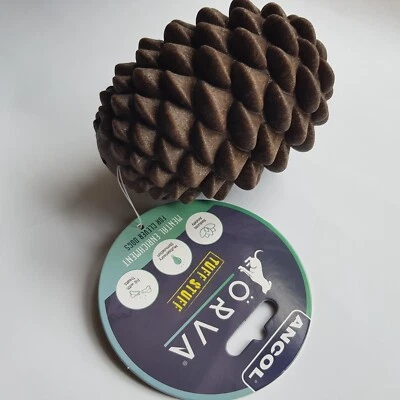 Ancol Orva Dog Toy Treat Dispenser Tough Pine Cone Pet Care Feeder Active - Image 1 of 4
