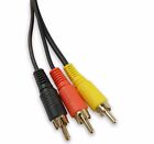5m Triple RCA Lead - Audio and Video 3x RCA Plug to 3x RCA Plug - Phono Cable
