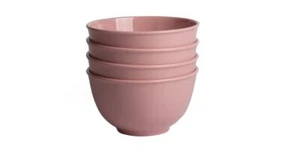 Set Of 4 Melamine Bowls Plastic Cereal 30 Oz Soup Dessert For Serving Salad Ice - Picture 1 of 3