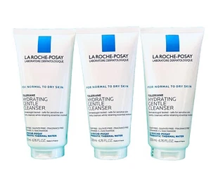 3 Pk La Roche-Posay Toleriane Hydrating Gentle Face Cleanser 6.76oz EXP 3/27 - Picture 1 of 7