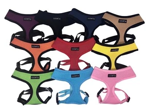 Dog Puppy Harness Control No Choke No Pull Adjustable Breathable Mesh XS S M L - Picture 1 of 99