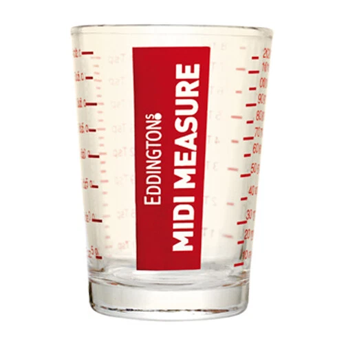 Eddingtons Midi Maßnahme Glas - 120ml - Tsp / Tpsp / Unzen / ML - Abmessen Glas - Bild 1 von 1