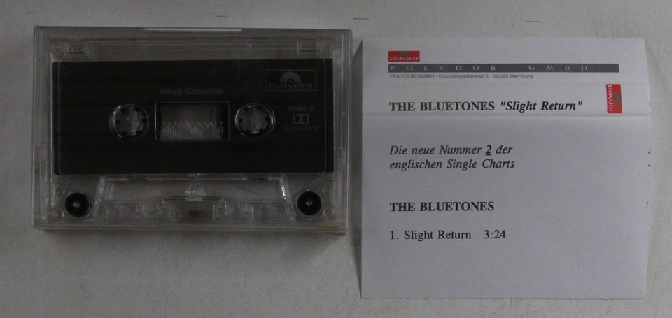 Bluetones Slight Return Rare German Advance MC Cassette K7 Indie Britpop - Bild 1 von 1