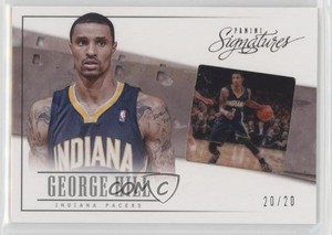 2013-14 Panini Signatures Film Onyx /20 George Hill #51