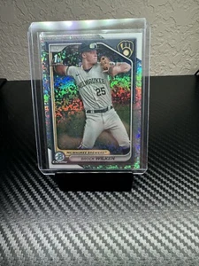 2024 BOWMAN BROCK WILKEN 1ST MINI-DIAMOND REFRACTOR - Picture 1 of 2