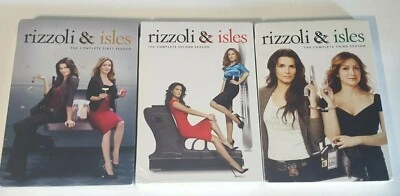 Rizzoli & Isles Seasons 1-3 DVD Sets New/Sealed.(Angie Harmon,Sasha Alexander) - Image 1 of 3