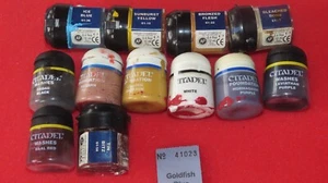 12 Classic Citadel Paints Pots Used Spares and Repair Dry Wet Restorable? - Picture 1 of 4