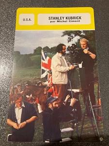 KINO STECKKARTE REGISSEUR STANLEY KUBRICK von MICHEL CIMENT  - Bild 1 von 1
