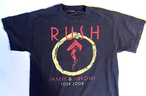 RUSH Snakes & Arrows ORIGINAL 2008 TOUR SHIRT Rare - Picture 1 of 3