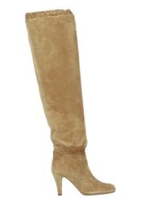 Chloe Chlo Lena Bronceado Mostaza Gamuza sobre la rodilla Botas EU38.5/8.5 - Imagen 1 de 12