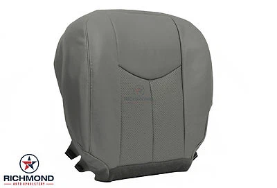 05 06 Cadillac Escalade Platinum Edition — СЕРЫЙ кожаный чехол на сиденье водителя снизу - Изображение 1 из 4