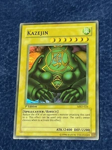 Kazejin MAX FADED Mrd 1ª Edición Yugioh Metal Raiders VLP+ Error de error de impresión - Imagen 1 de 8