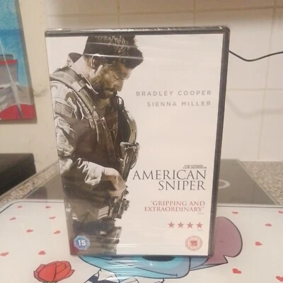 American Sniper (DVD, 2015) Bradley Cooper, Sienna Miller, New & Sealed (15) - Image 1 of 4