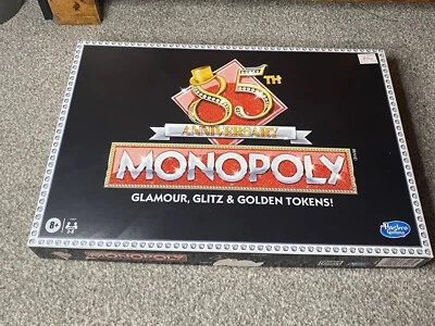 Monopoly 85th Anniversary Edition Board Game with Golden Tokens Rare Toys & Game - Image 1 of 3