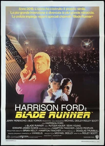 BLADE RUNNER MANIFESTO RIDLEY SCOTT HARRISON FORD SCI-FI 1982 MOVIE POSTER 2F - Foto 1 di 1